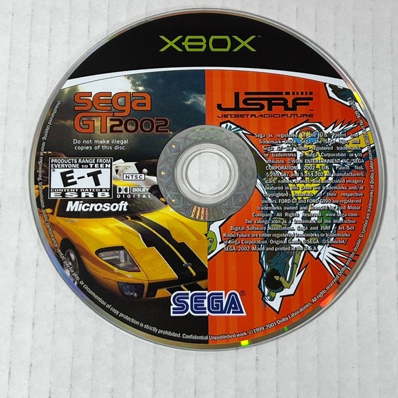 JSRF Jet Set Radio Future & Sega GT 2002 Microsoft Xbox Complete CIB Manuals - Picture 5 of 12